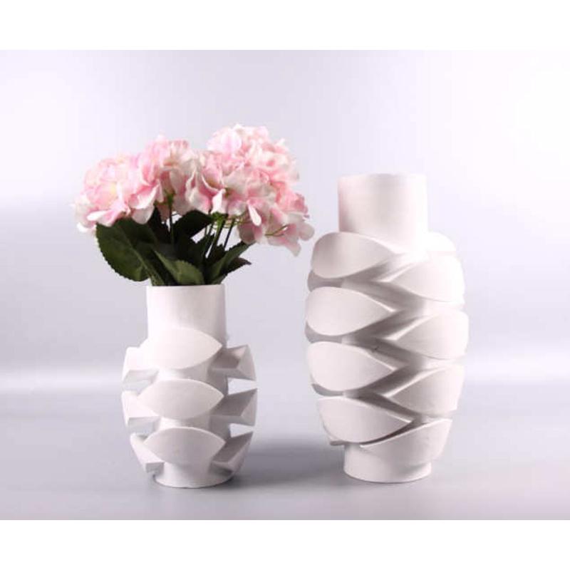 现代简约创意红色几何摆件样板房售楼处桌面抽象红色软装饰品工艺