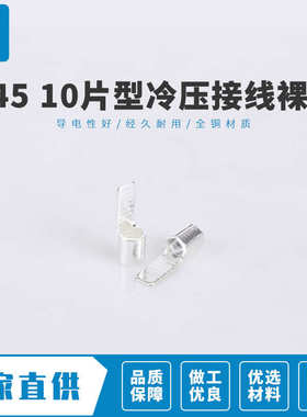 插. 1片平方好-片 c45端头接线压导电性冷接线端子裸型5