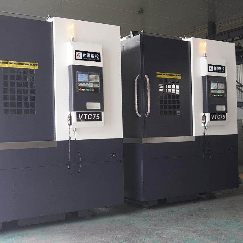 VTC750小型数控立车汽车轮毂差减壳精加工立式车床高速数控机床