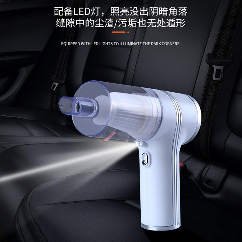 工厂直供车载吸尘器车用无线充电型车家两用小型大功率迷你吸尘器