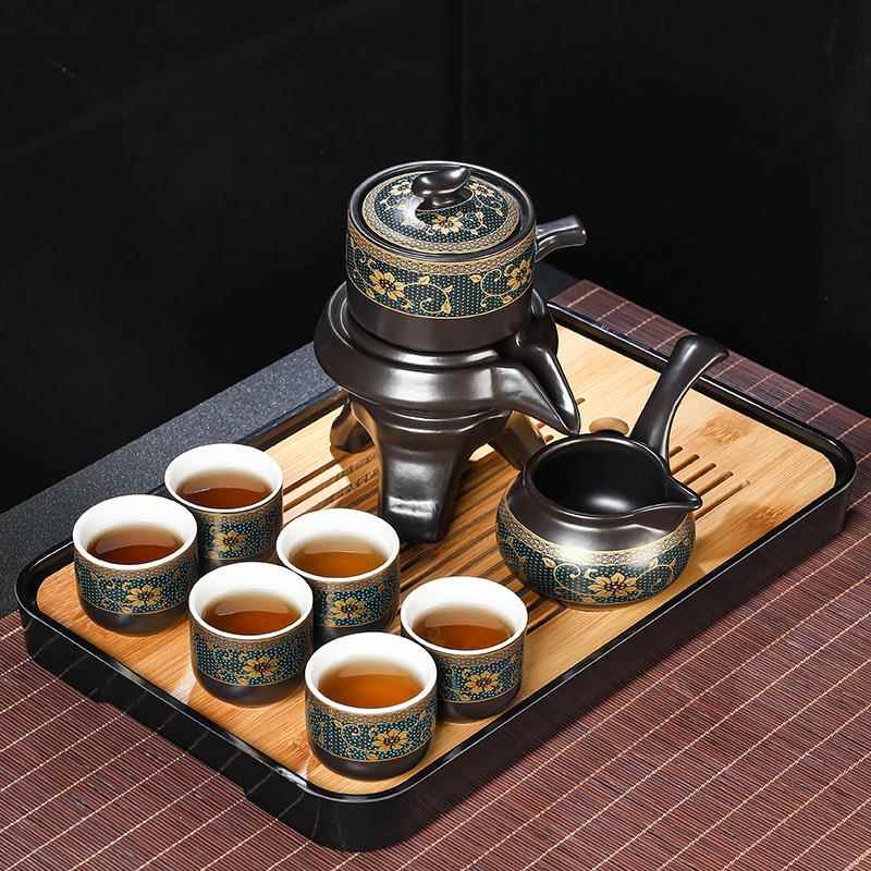 高档茶中具套家懒人半用自动泡茶神器装陶瓷茶壶式小套茶杯功夫茶