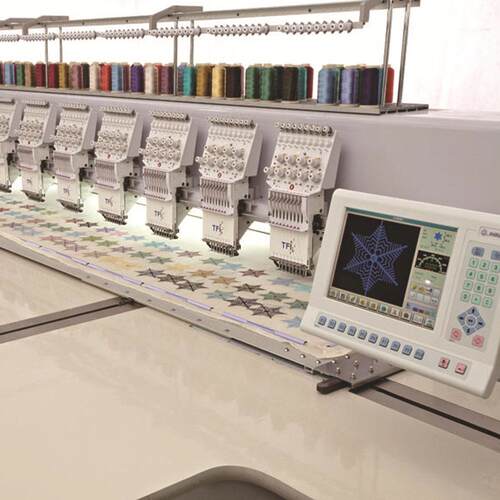 全新电脑速绣花机9针12针20头等多头成衣刺绣机器