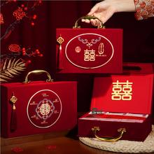 订亲彩礼盒订婚礼金盒钱箱结婚高档彩礼现金礼盒彩礼钱盒子聘金盒