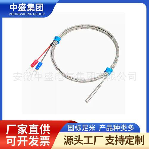 端面热电阻WZPM2-201Pt100φ6*20尾线2000