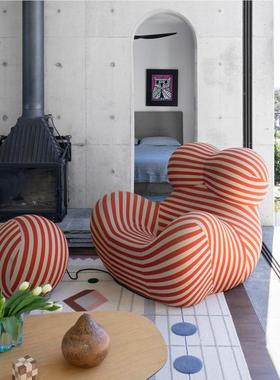 妈妈的怀JCX031抱沙单椅客厅网设计师单人舒适卧椅室发红懒人休闲