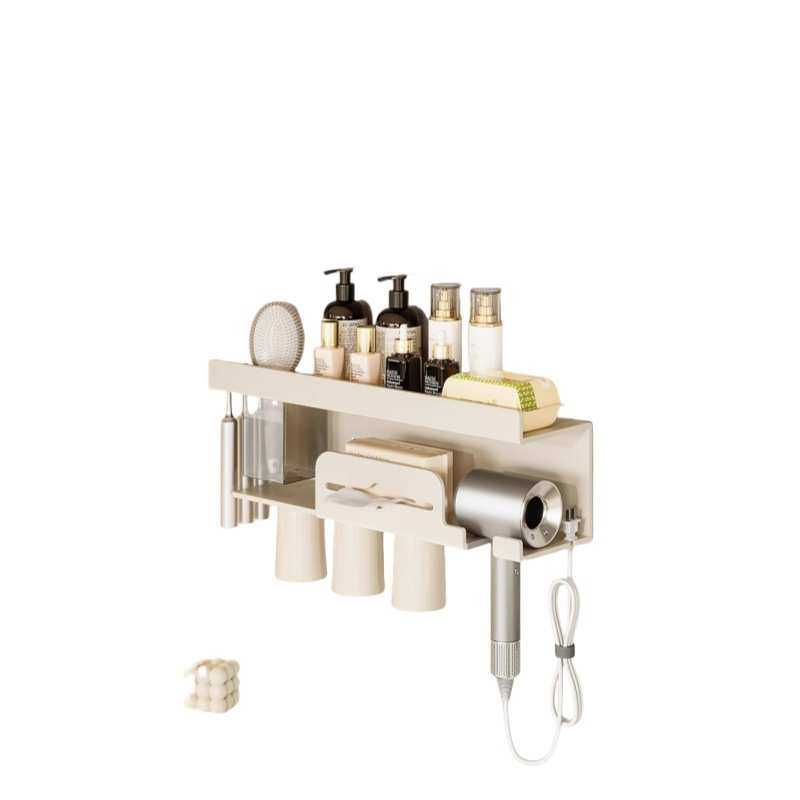 奶白磁吸牙刷置物架壁挂式免打孔洗漱口杯牙具卫生间牙杯牙刷架子,家庭/个人清洁工具,牙刷架/牙具座,淘宝优惠券,粉丝福利购,淘宝优惠卷