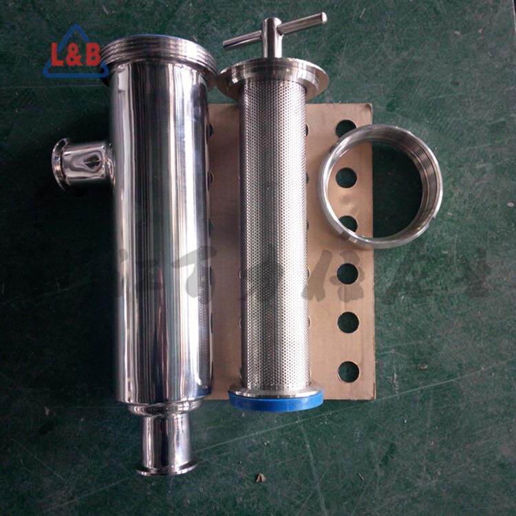 直角管道过滤器卫生级管件过滤器精度过滤快开过滤器