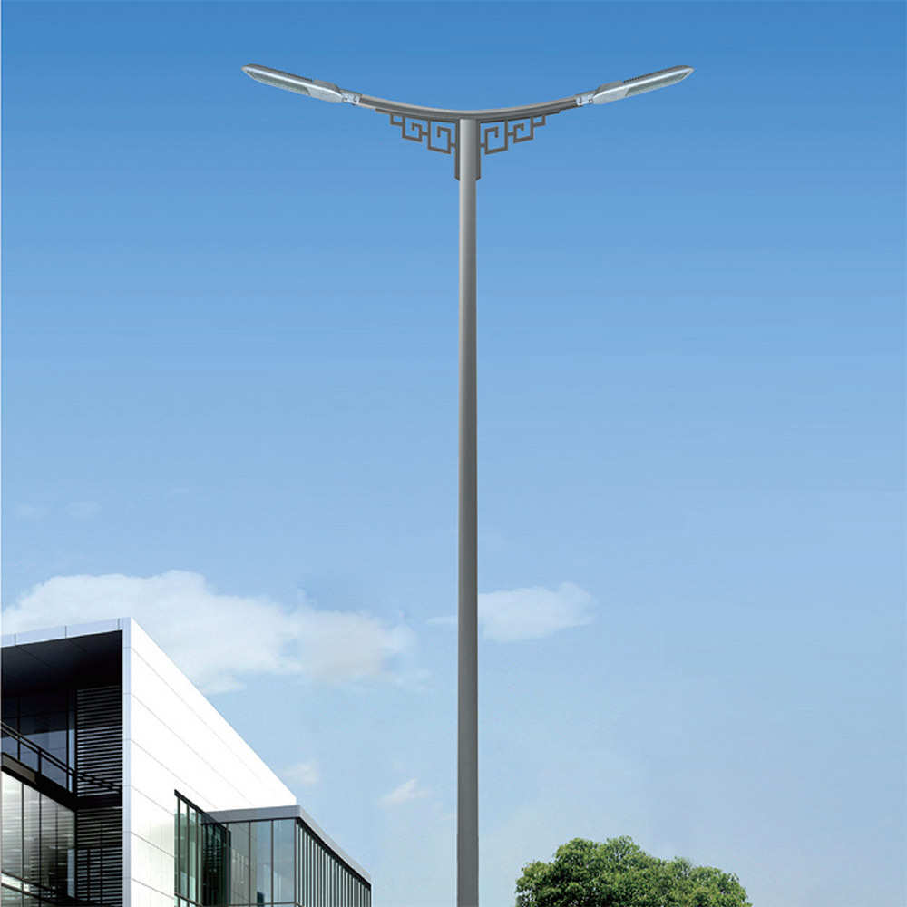 LED双臂市电路灯交通道路灯 城市照明市政工程led市电路灯杆定 制