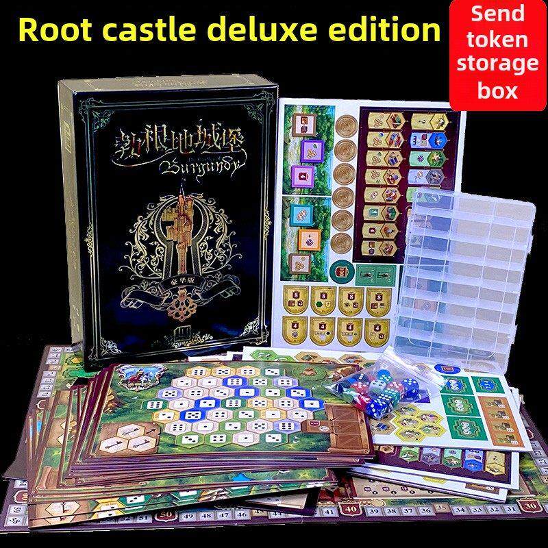 城堡勃艮第城堡豪华版城堡勃艮第234人棋盘游戏卡游戏