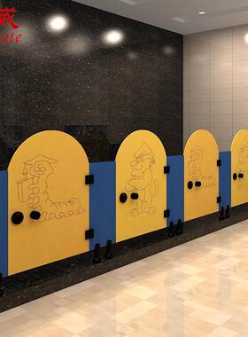 幼儿园商场专用儿童卫生断板小便池间挡板RCQ厕所隔断隔抗特板防