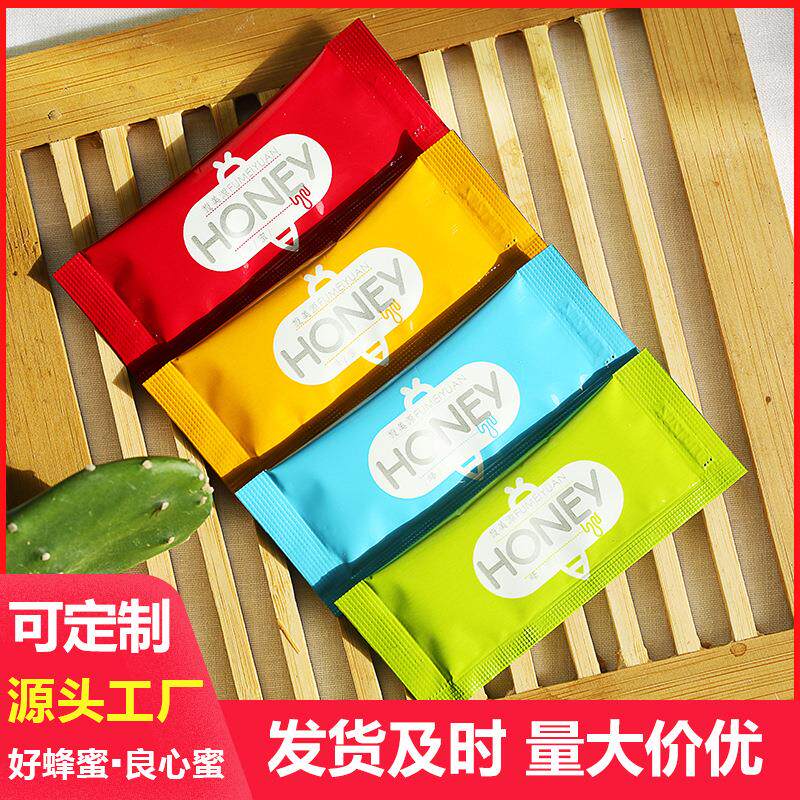 条状便携小袋装蜂蜜袋蜂蜜小包装百花蜜独立包装蜂蜜一次性