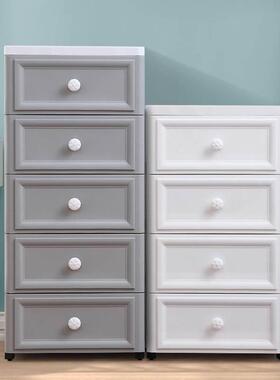 15/18/25cm欧式夹缝收纳柜抽屉式厨房缝隙置物架窄边卫生间储物柜