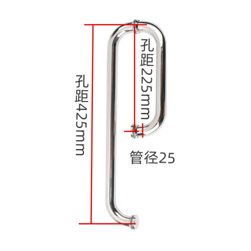 玻璃门不锈钢门把手卫生间拉手