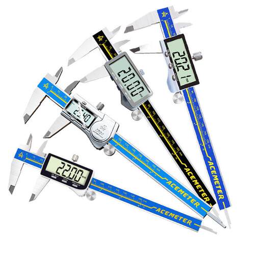 不锈钢数显卡尺0150mm高精度内外径测量电子工业级五金工具数字