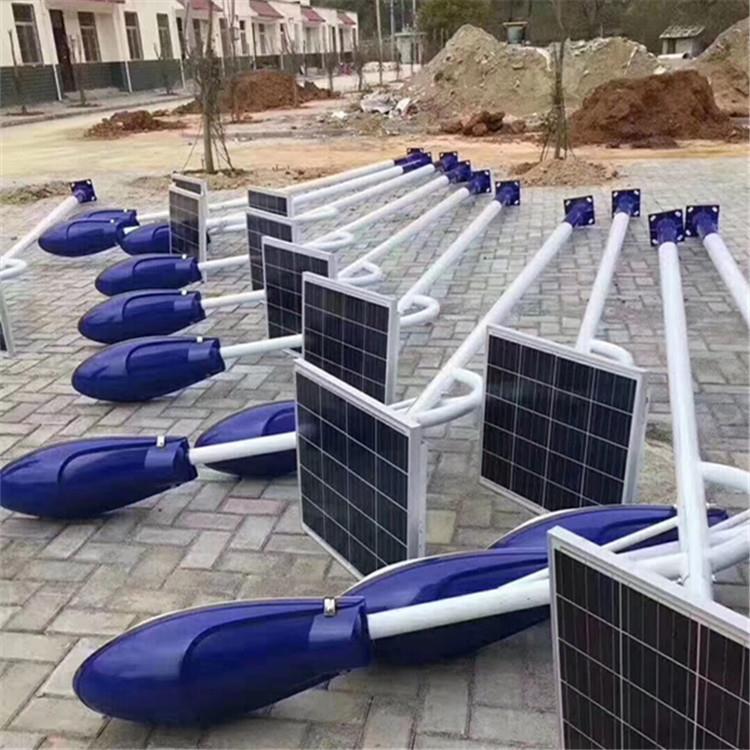 厂家供应太阳能LED路灯 太阳能路灯配件 A字臂6米农村太阳能灯