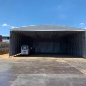 户推拉雨移棚活动伸缩雨棚停车棚遮阳动棚活蓬动电动厂房移动推拉