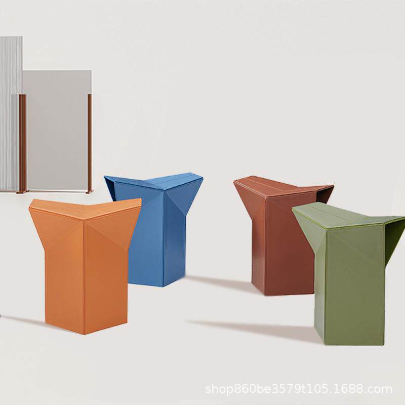造心家具|意式马鞍皮客厅沙发脚凳玄关换鞋矮凳简约便移动Stool