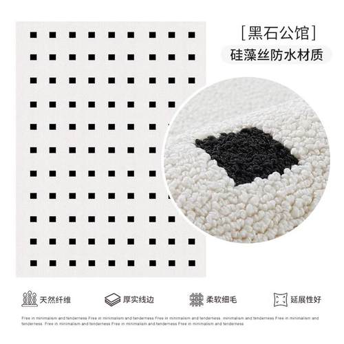 高档真防0水防污黑石公馆地客可厅225新款轻奢高级感毯免洗擦隔音