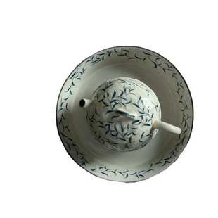 梵汝景德镇日式 手绘春芽斯闻壶承干泡盘茶承茶具茶艺茶托盘点心盘