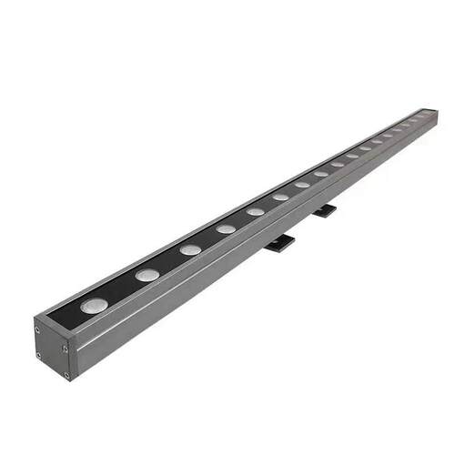 dmx512外控洗墙灯户外楼体轮廊亮化线条灯桥梁广告七彩36Wledrgb