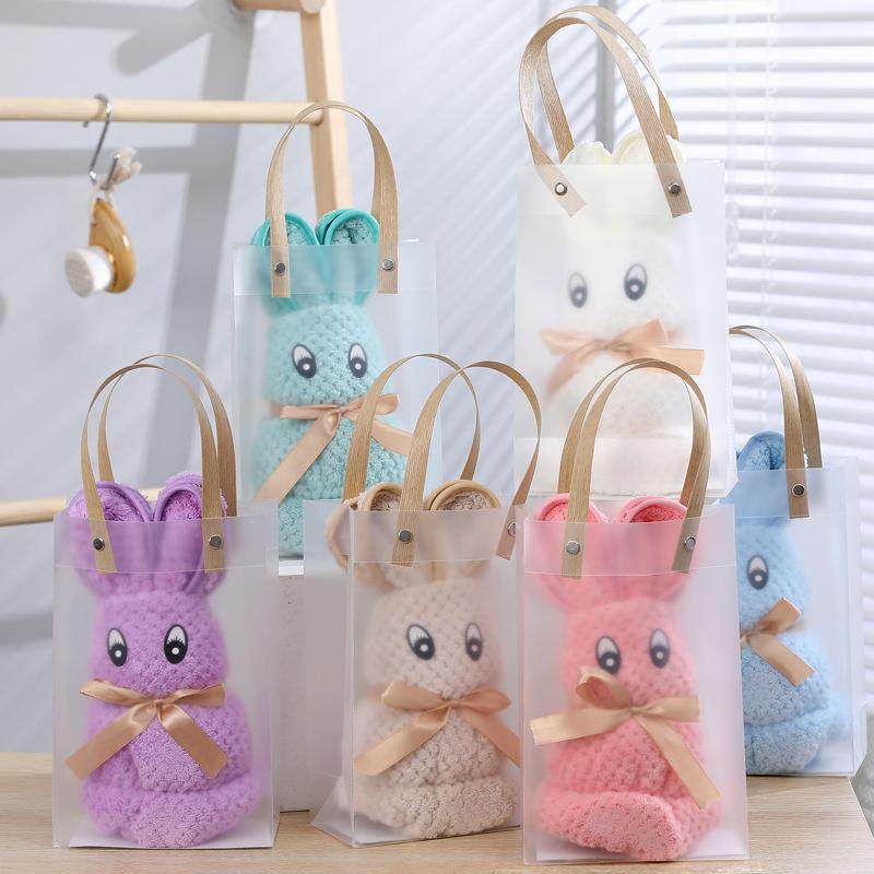 菠萝格小兔礼盒PVC高密珊瑚绒创意包边毛巾送礼品巾结婚伴手礼,节庆用品/礼品,伴手礼,淘宝优惠券,粉丝福利购,淘宝优惠卷