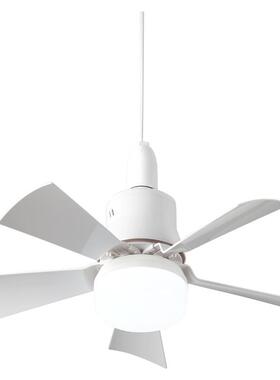 LED新款e27风扇灯热销螺口吊扇灯扇叶可拆卸卧室客厅风扇灯