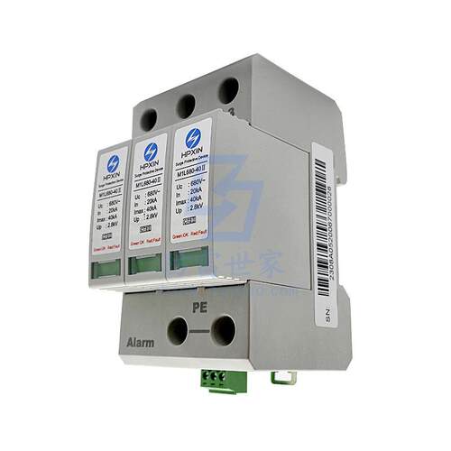 海鹏信HPXIN电源浪涌保护器M1L680-40Ⅱ-3P原型号防雷器