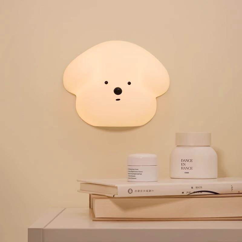 旺旺感应小夜灯家用卡通卧室儿童床头灯磁吸楼道走廊人体感应灯