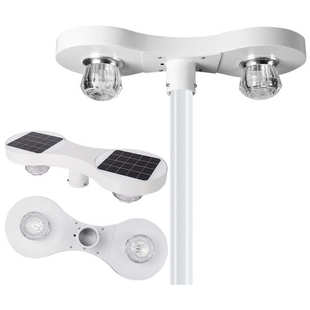 超级工厂户外铝材太阳能灯 防水小区花园景观灯LED太阳能庭院灯头