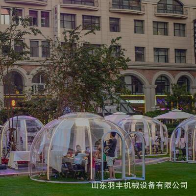 pc透明星空房泡泡屋全景玻璃户外阳光房景区民宿网红餐厅星空帐篷