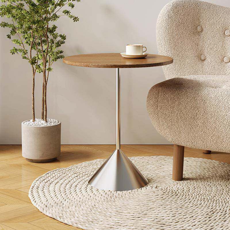 摩登设计师中古沙发小边几轻奢实木床头置物架小尺寸极简茶几角几