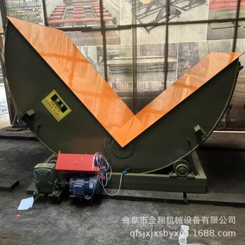 90度大吨位重型液压机械翻转机钢厂专用翻转模具钢卷物料翻板机