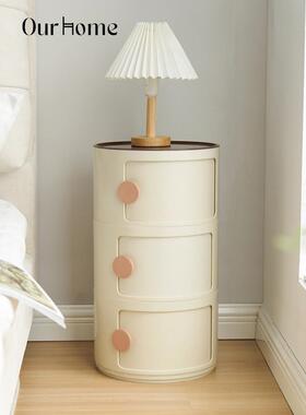 小型床OUK头现代简约家用物儿童柜卧小柜子出租房储物收纳床室头