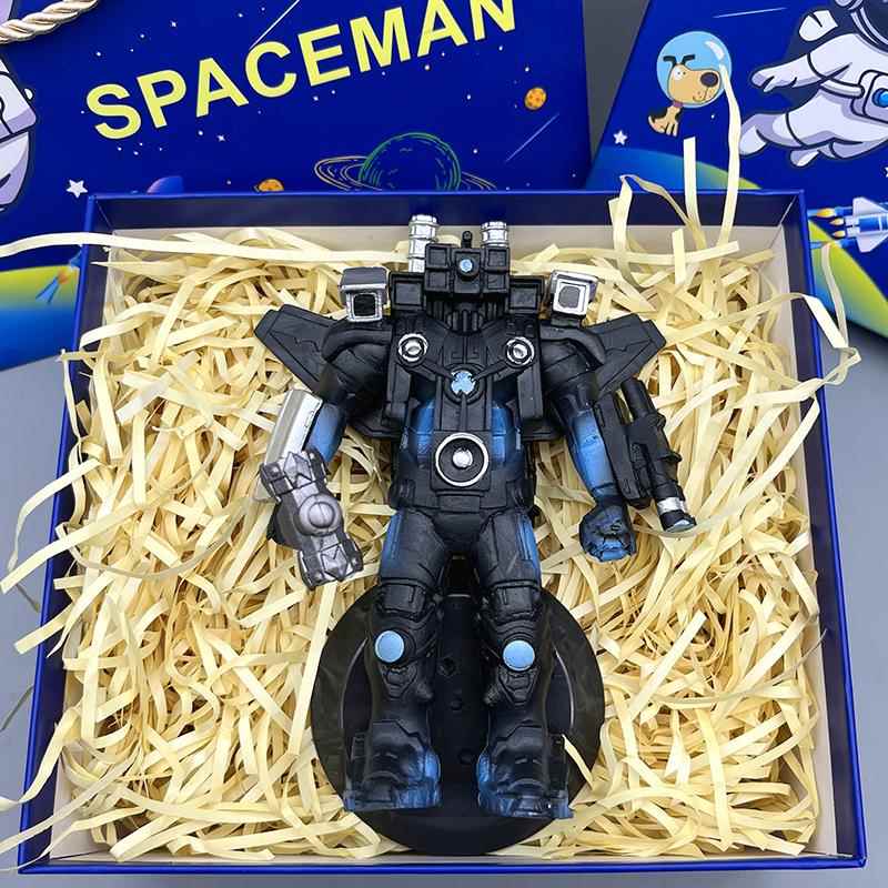 人泰机甲士监控音响人盒战装模型坦手办电礼视人儿童玩具新年礼物