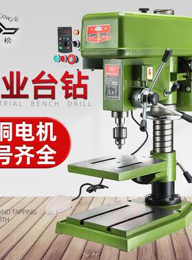 现货变频ZS41松变频ZS4251台式钻床钻攻床两三用工业钻1100w立式