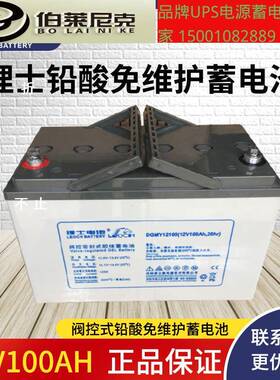 理士蓄电池12V100AH/DJM12100S应急电源蓄电池