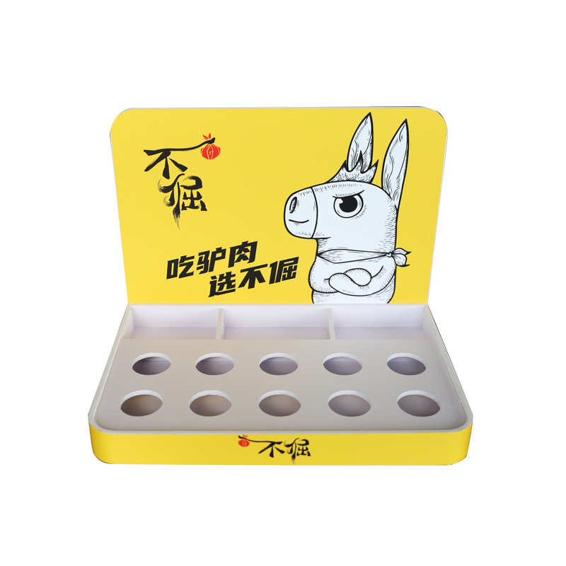 桌面展示架陈列盒试吃盒展示台食品试吃盒便利店陈列盒展柜