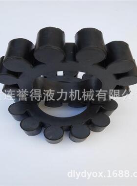大连液力偶合器梅花垫弹性块YOSIIX黑色橡胶材质O5656YX562