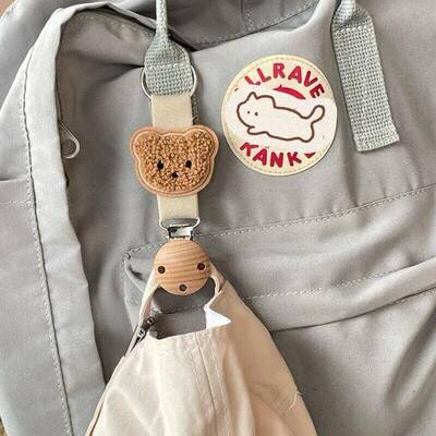 Bear hat clip, outdoor storage magic tool, baseball cap clip
