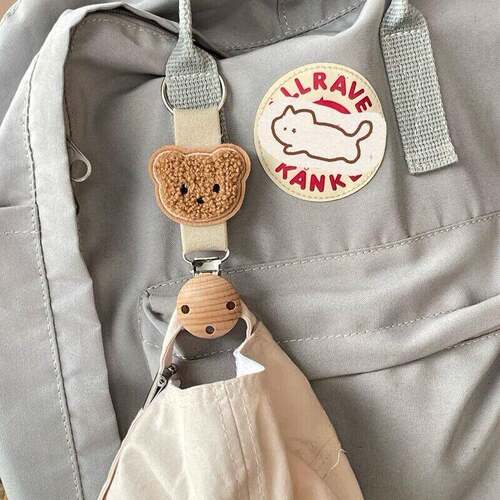 Bear hat clip, outdoor storage magic tool, baseball cap clip