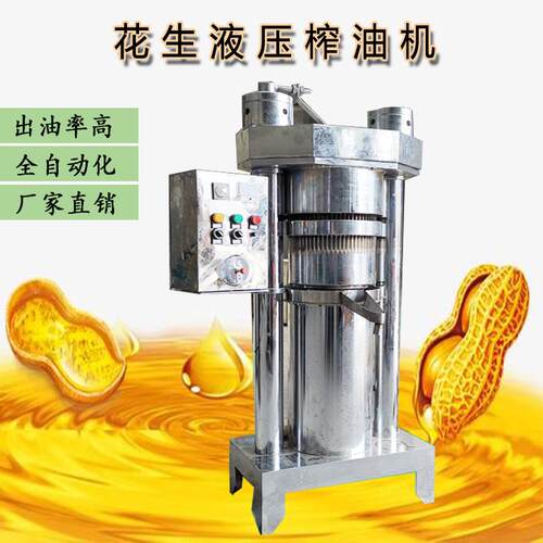 花生液压榨油机 立式核桃茶籽芝麻香油机 开油坊用菜籽椰蓉榨油机