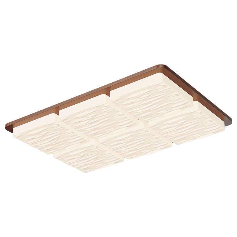 客厅灯复古北美胡桃木极简创意实木方块中古风卧室书房护眼吸顶灯,家装灯饰光源,智能吸顶灯,淘宝优惠券,粉丝福利购,淘宝优惠卷