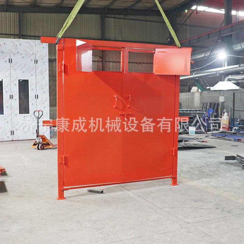 井下防火栅栏两用门多功能通风加厚栅栏防护门手动开关对开矿用门