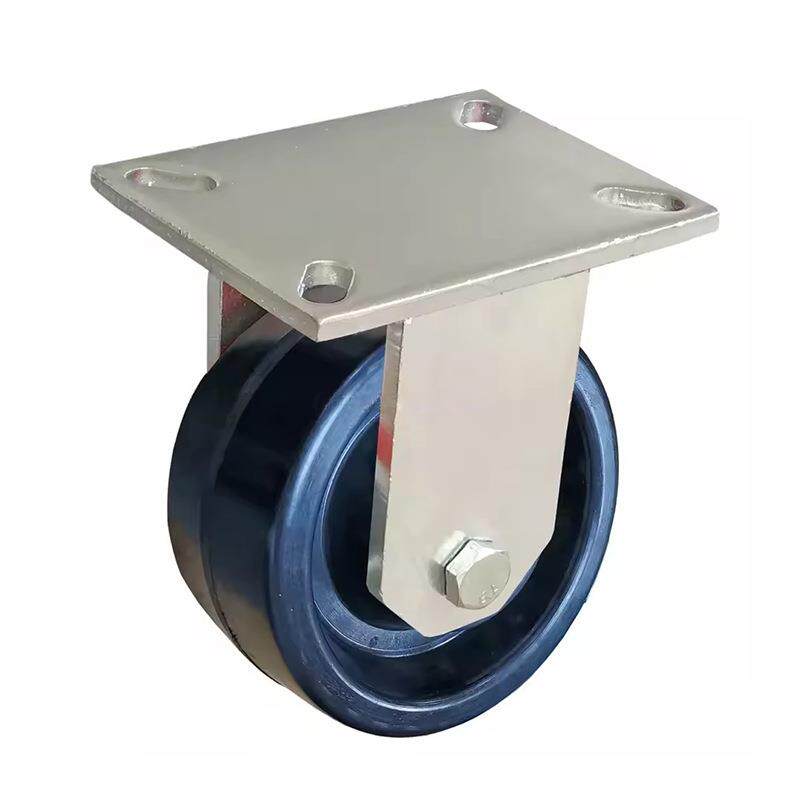 超重型3吨MC龙脚轮尼LEF龙精密脚轮橡轮胶江4寸脚轮万向耐磨承重