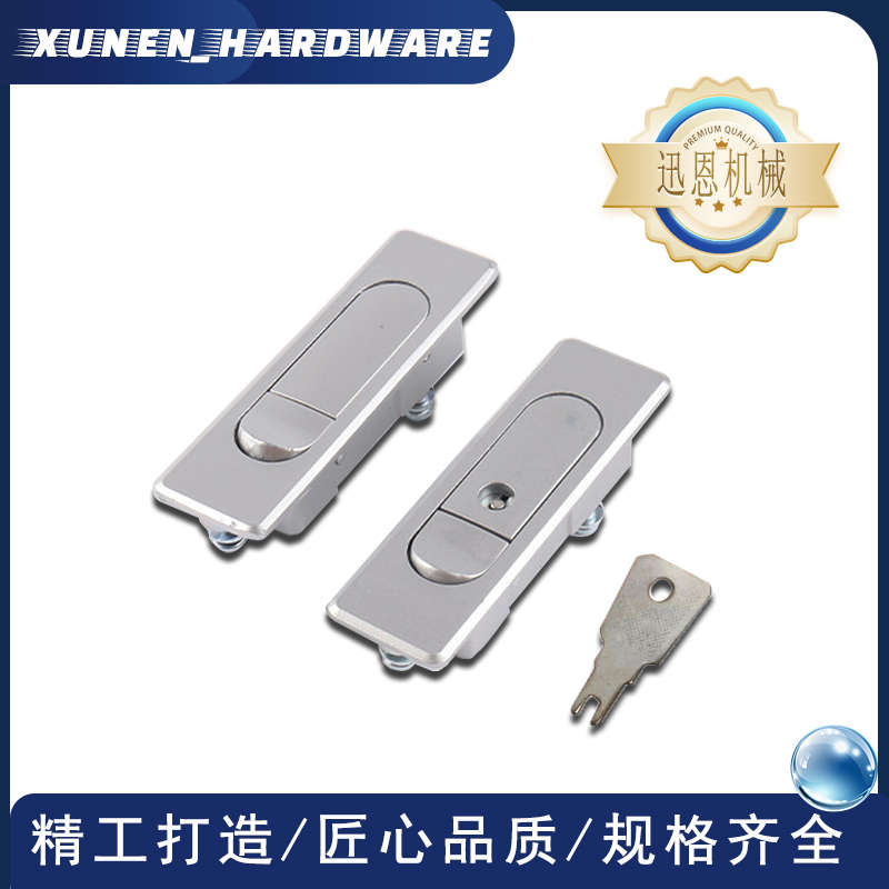 机械电柜锁AB509-1-2开关柜门锁按钮弹跳锁配电柜锁动力箱柜门锁