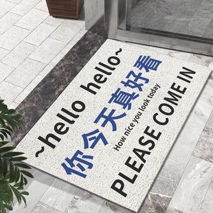 家用PVC入户丝圈地垫进门蹭土除尘门垫现货玄关地毯门口地垫
