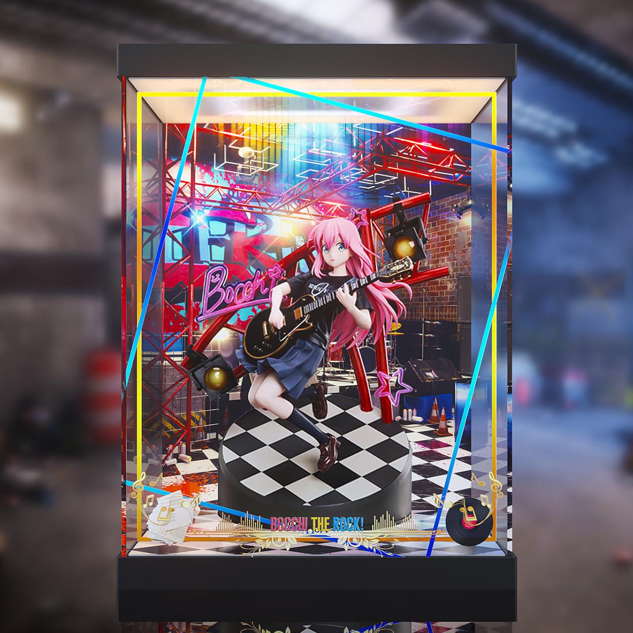 【移不动】ANIPLEX 孤独摇滚!后藤独 亚克力主题背景 展示盒