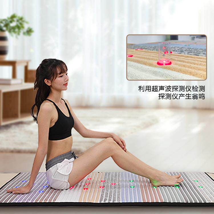 变色光波光子能量床垫紫水晶养生床垫远红外线理疗垫超长波加热垫