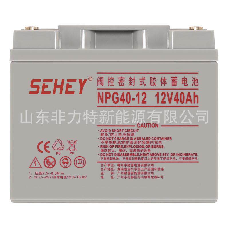 SEHEY西力蓄电池NPG40-12 12V40AH电力系统 UPS/EPS电源 电信设备