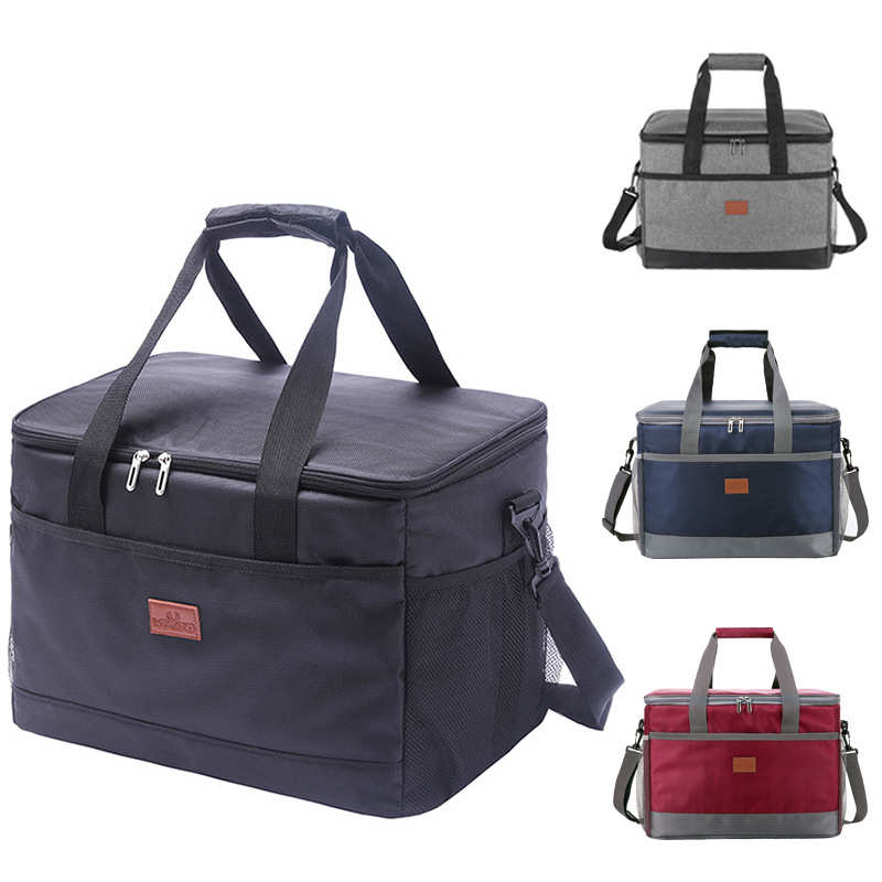热销大容量保温野餐包户外车载保冷冰包35L防漏水午餐包